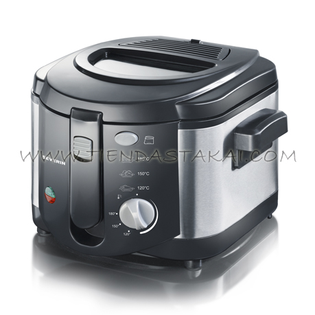 SEVERIN Freidora eléctrica inox 2ltrs.