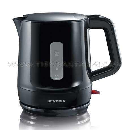 SEVERIN Hervidor negro 1,2L