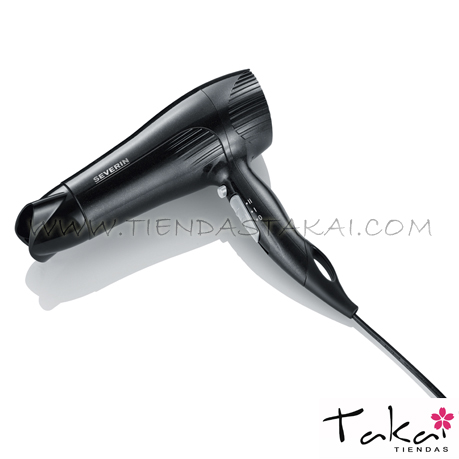 Secadora de cabello negro metalizado 1900W