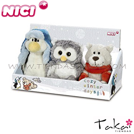 Set de peluches de invierno