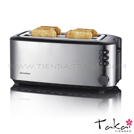 Tostadora de 4 panes inox