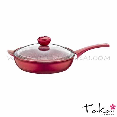 Sartén de granito c/tapa pyrex