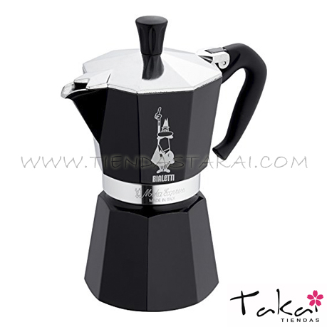 Cafetera express 6 tazas negra