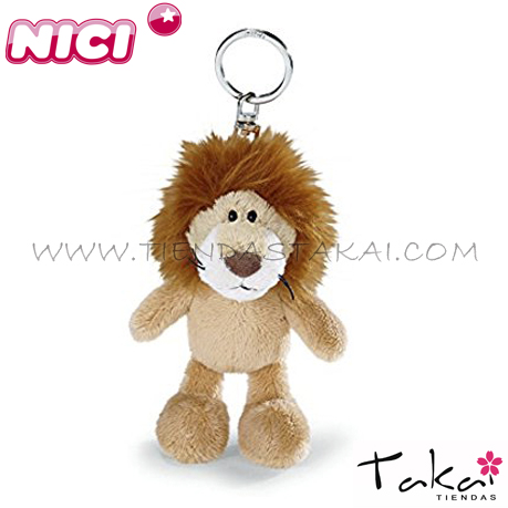 NICI Llavero de peluche de León