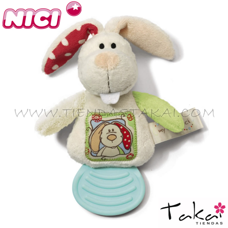 NICI Conejito de peluche con mordedor