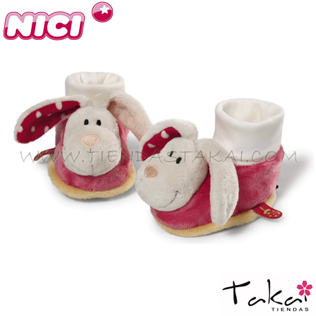 NICI Botitas para bebé de conejito