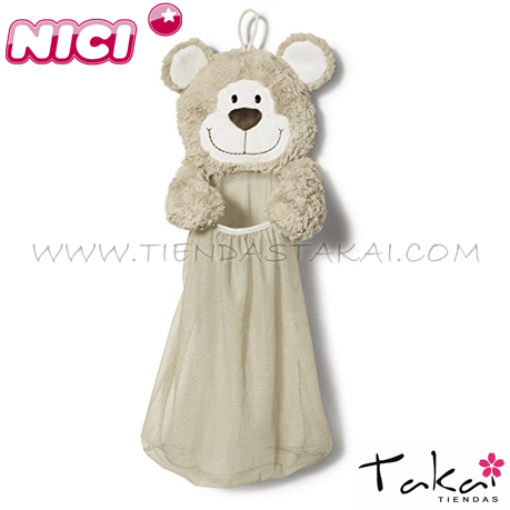 NICI Bolsita de red de osito de peluche