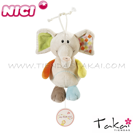 NICI Elefantito musical 18cm.
