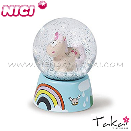 NICI Bolita de brillos del Unicornio Theodor